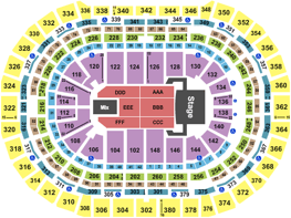 Pepsi Center Seating Chart + Rows, Seats and Club Info